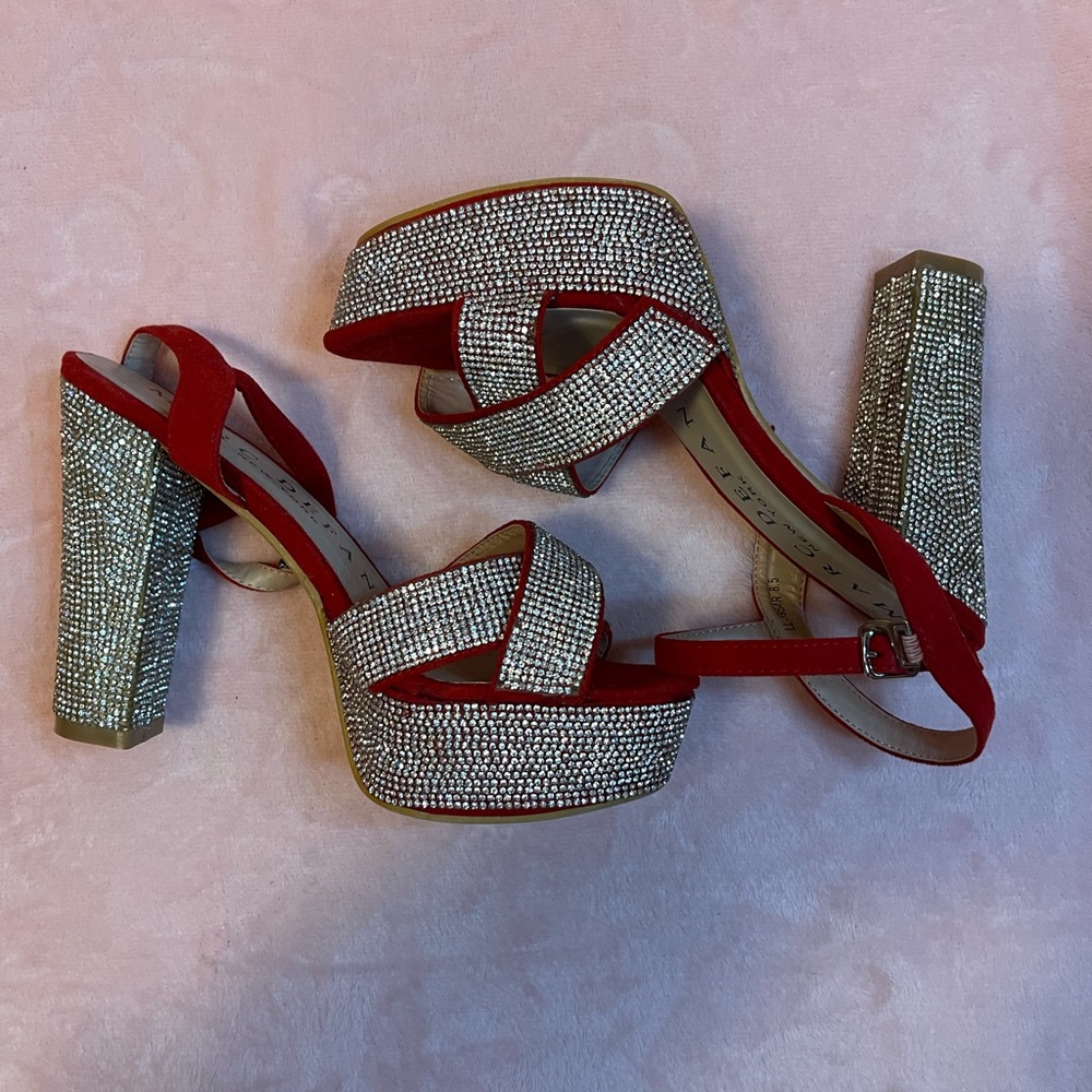 Size 8.5 Marc DeFang 5” Charlie-Red